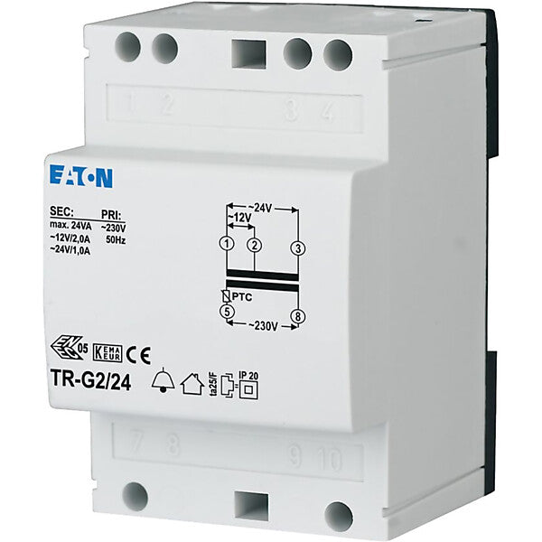 Eaton Klingeltransformator 230V 12-24V 2-1A TR-G2/24